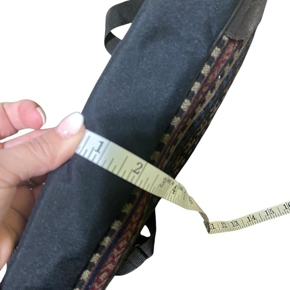 Pendleton Aztec Messenger Bag Wool Blend Laptop Bag Navy Black - Picture 11 of 11